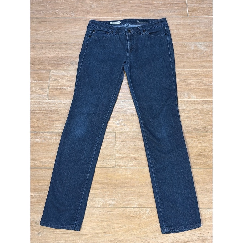 AG Adriano Goldschmied The Stilt Cigarette Leg Jeans Dark Wash 28R USA Made